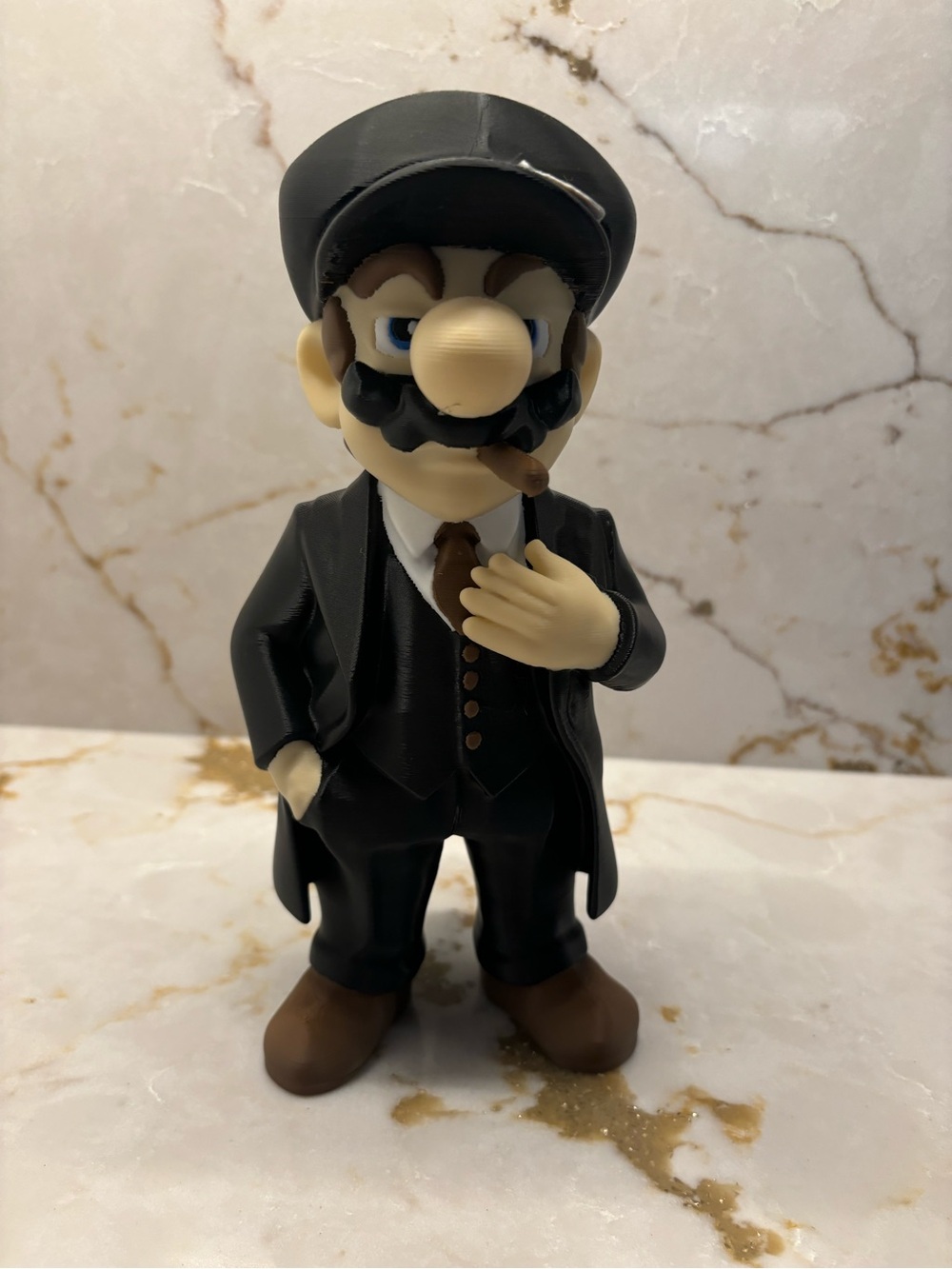 Mario peaky blinders figurine 30 cm height